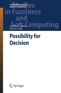 Cover image: Possibility for Decision 9783642271281
