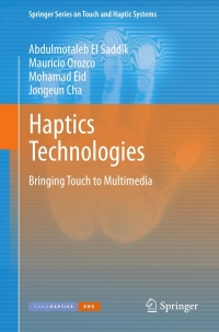 Cover image: Haptics Technologies 9783642226571