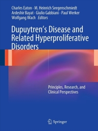 Imagen de portada: Dupuytren’s Disease and Related Hyperproliferative Disorders 9783642226960