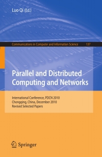 Imagen de portada: Parallel and Distributed Computing and Networks 9783642227059
