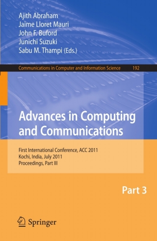 表紙画像: Advances in Computing and Communications, Part III 1st edition 9783642227196