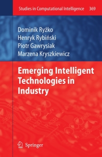 Omslagafbeelding: Emerging Intelligent Technologies in Industry 9783642269790