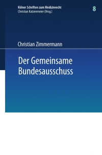 Immagine di copertina: Der Gemeinsame Bundesausschuss 9783642227516