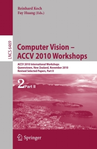 Omslagafbeelding: Computer Vision -- ACCV 2010 Workshops 9783642228186