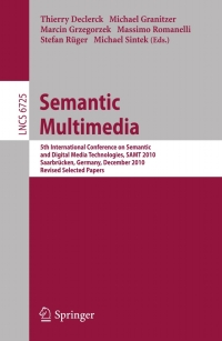 Imagen de portada: Semantic Multimedia 1st edition 9783642230165