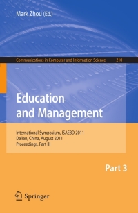Cover image: Education and Management 1st edition 9783642230646