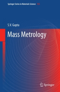 Titelbild: Mass Metrology 9783642234118