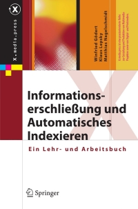 Cover image: Informationserschließung und Automatisches Indexieren 9783642235122