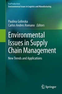 Imagen de portada: Environmental Issues in Supply Chain Management 1st edition 9783642235610