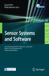 Imagen de portada: Sensor Systems and Software 1st edition 9783642235825