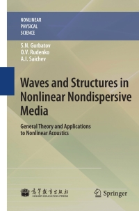 表紙画像: Waves and Structures in Nonlinear Nondispersive Media 9783642236167