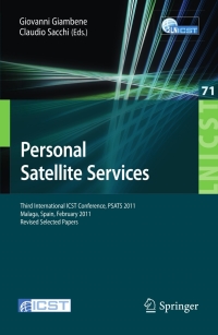 Cover image: Personal Satellite Services 1st edition 9783642238246