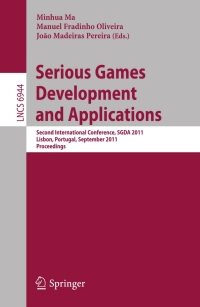 Titelbild: Serious Games Development and Applications 1st edition 9783642238338