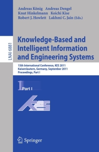 Cover image: Knowledge-Based and Intelligent Information and Engineering Systems, Part I 1st edition 9783642238505