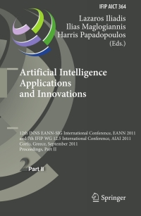 صورة الغلاف: Artificial Intelligence Applications and Innovations 1st edition 9783642239595