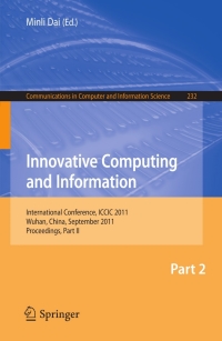 صورة الغلاف: Innovative Computing and Information 1st edition 9783642239977