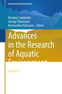 Imagen de portada: Advances in the Research of Aquatic Environment 1st edition 9783642240751