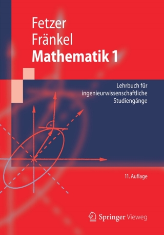 Imagen de portada: Mathematik 1 11th edition 9783642241123