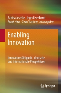 Imagen de portada: Enabling Innovation 9783642242984