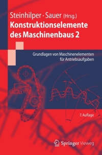Cover image: Konstruktionselemente des Maschinenbaus 2 7th edition 9783642243028