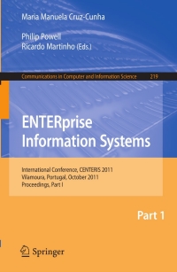 Imagen de portada: ENTERprise Information Systems 1st edition 9783642243578