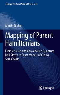 Titelbild: Mapping of Parent Hamiltonians 9783642243837