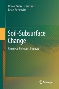 Cover image: Soil-Subsurface Change 9783642243868