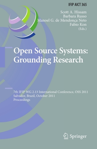 Imagen de portada: Open Source Systems: Grounding Research 1st edition 9783642244179