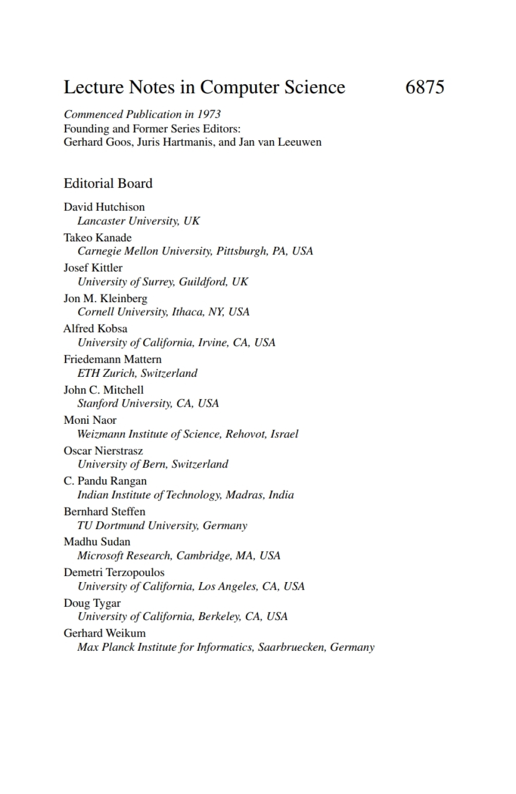 Dependable and Historic Computing Essays Dedicated to Brian Randell on the Occasion of his 75th Birthday 1st Edition