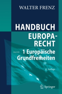 Omslagafbeelding: Handbuch Europarecht 2nd edition 9783642246401