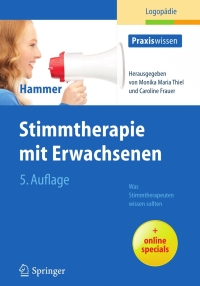Imagen de portada: Stimmtherapie mit Erwachsenen 5th edition 9783642247804