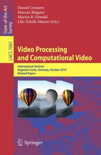 Cover image: Video Processing and Computational Video 1st edition 9783642248696
