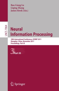 Imagen de portada: Neural Information Processing 1st edition 9783642249648