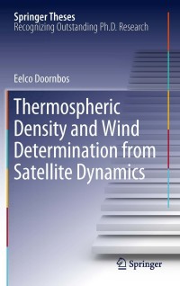 Omslagafbeelding: Thermospheric Density and Wind Determination from Satellite Dynamics 9783642251283