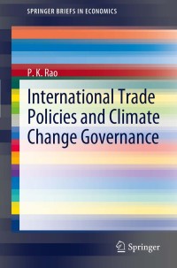 Titelbild: International Trade Policies and Climate Change Governance 9783642252518