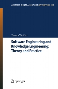 Omslagafbeelding: Software Engineering and Knowledge Engineering: Theory and Practice 1st edition 9783642253485