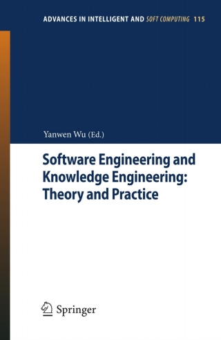 表紙画像: Software Engineering and Knowledge Engineering: Theory and Practice 1st edition 9783642253485