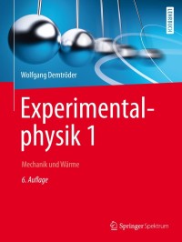 Cover image: Experimentalphysik 1 6th edition 9783642254659