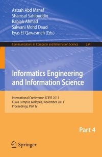 Cover image: Informatics Engineering and Information Science, Part IV 1st edition 9783642254826