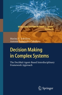 Imagen de portada: Decision Making in Complex Systems 9783642255434