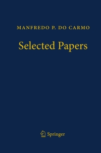 Omslagafbeelding: Manfredo P. do Carmo – Selected Papers 9783642255878