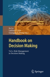 صورة الغلاف: Handbook on Decision Making 9783642257544