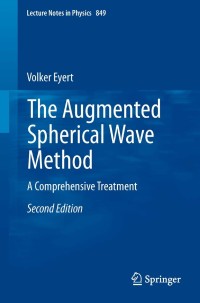 Cover image: The Augmented Spherical Wave Method 2nd edition 9783642258633