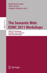 Imagen de portada: The Semantic Web: ESWC 2011 Workshops 1st edition 9783642259524
