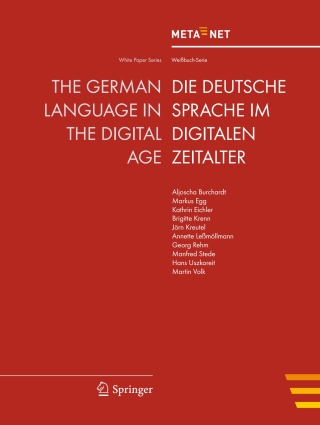 Cover image: The German Language in the Digital Age 1st edition 9783642271656