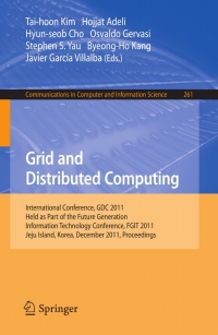 Cover image: Grid and Distributed Computing 1st edition 9783642271793