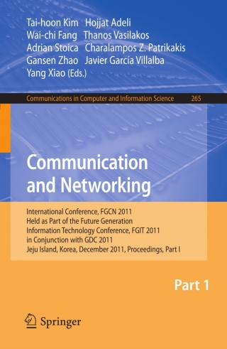 Immagine di copertina: Communication and Networking 1st edition 9783642271915