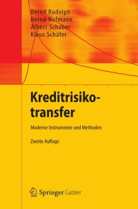 Cover image: Kreditrisikotransfer 2nd edition 9783642272301