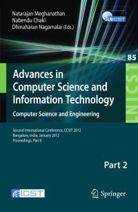 Cover image: Advances in Computer Science and Information Technology. Computer Science and Engineering 1st edition 9783642273070