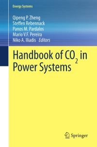 表紙画像: Handbook of CO₂ in Power Systems 9783642274305